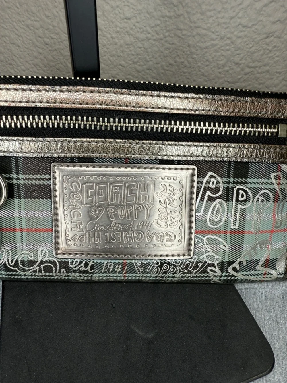 Coach crossbody wristlet